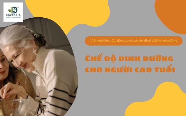 Chế độ dinh dưỡng cho người cao tuổi
